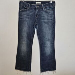 Women's Levis 545 Low Boot Cut Jeans Dark Blue Denim Size 10 M